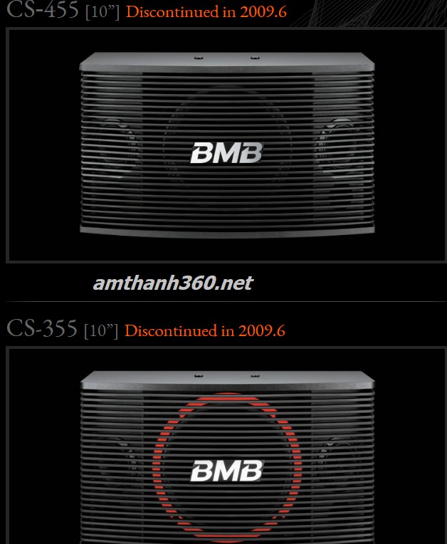 Loa BMB CS series hãng cũng đã ngừng sản xuất