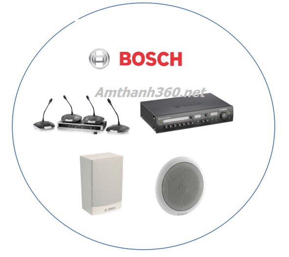 Một số thiết bị âm thanh Bosch phổ biến tại Việt Nam
