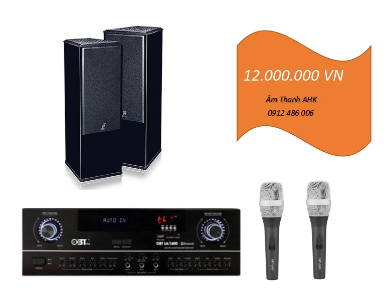 Dan loa karaoke dung Nanomax cho phòng 20m2