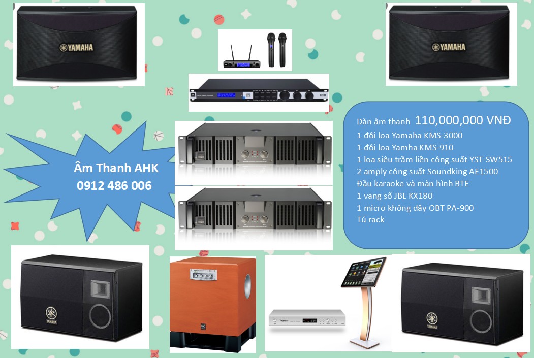 Trọn bọ dàn âm thanh karaoke