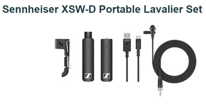 Sennheiser XSW-D Portable Lavalier Set