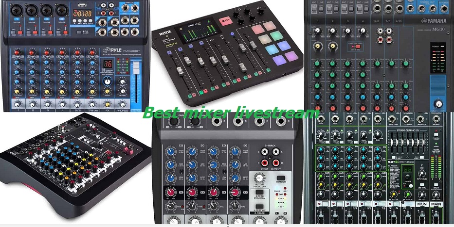Mixer livestream podcasting