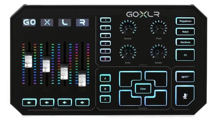 Mixer TC Helicon GO-XLR chuyên làm podcast