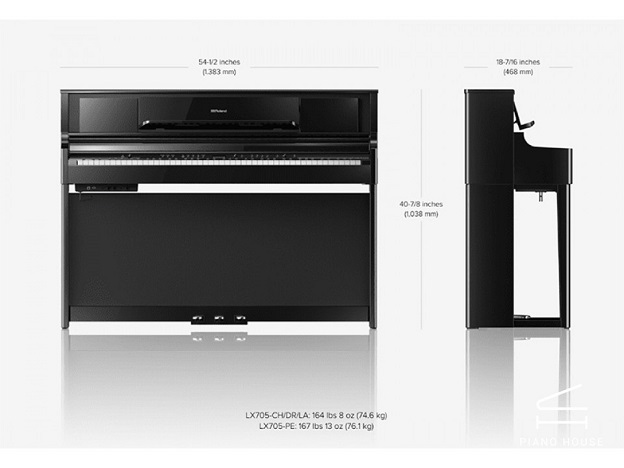 Thông số Đàn Piano điện Roland LX 705