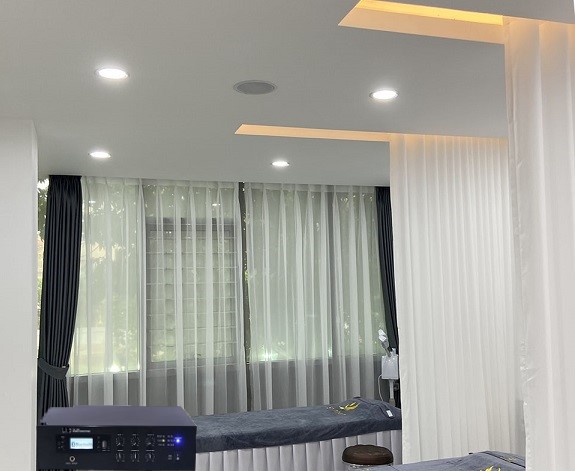 Cấu hình bộ loa âm trần ITC C-610W cho Spa