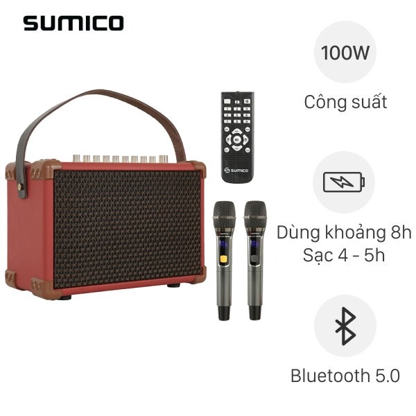 Loa karaoke xách tay Sumico