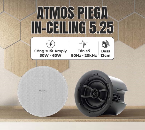 Loa âm trần Atmos Piega in-ceiling 5.25