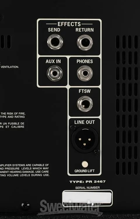 Cổng kết nối Amply guitar Fender Rumble 500