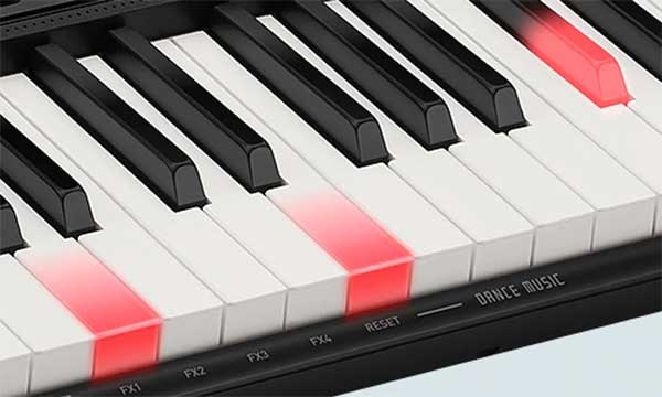 Hệ thống phím sáng Đàn Organ Casio Casiotone LK-S250