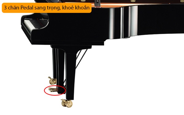 Đàn Piano Yamaha S7X 3 chân pedal khỏe khoắn
