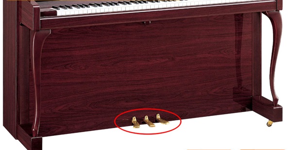 Đàn piano cơ Yamaha JX113CP pedal 3 chân