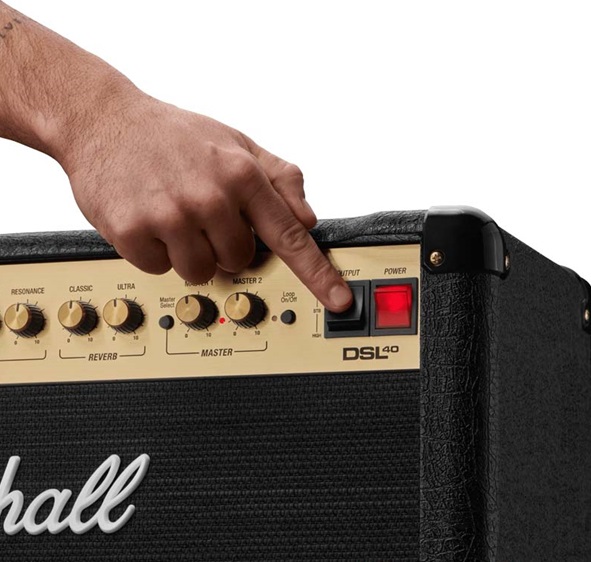 Amplifier guitar Marshall DSL40 dễ dàng điều chỉnh