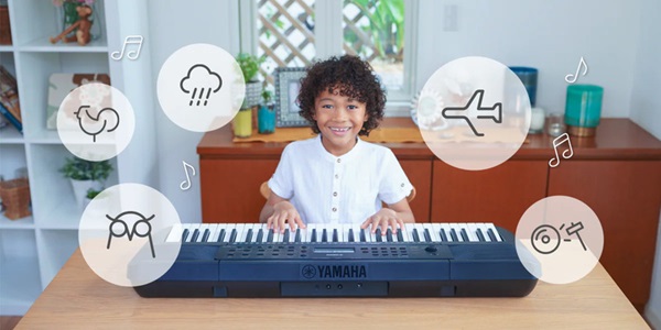 Đàn organ Yamaha PSR-E273 thiết kế hiện đại