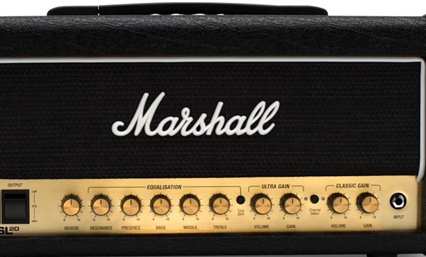 Amply guitar Marshall DSL20 HEAD dễ dàng điều chỉnh