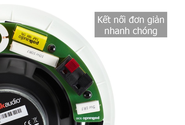 Loa âm trần Polk Audio SC60 kết nối thuận tiện