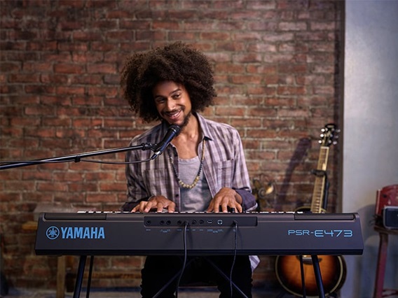 Đàn organ Yamaha PSR-E473 kết nối dễ dàng